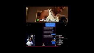 DJ Akademiks reacts to model Woesenpai leaking texts with Lil Baby.