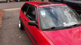 5% WINDOWS TINT HONDA CIVIC HATCHBACK 1990