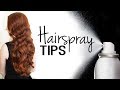 Tips & Tricks for Using Hairspray More Effectively