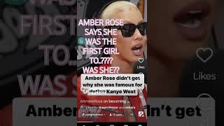 AMBER ROSE Takes Jabs At Kim Kardashian And Says She Was The First To ? Do What? Calabasas Cat Fight