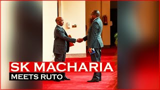 William Ruto Holds Closed door Meeting With Citizen TV Owner SK Macharia At State House ➤ News54.