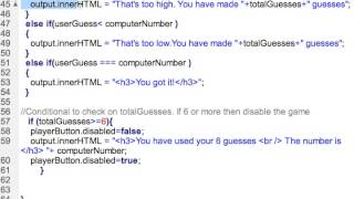 Javascript Number Guess Game 3