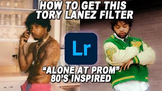 HOW TO GET FILM TORY LANEZ "ALONE AT PROM" Preset USING Lightroom Mobile 2022!