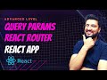 Query Params in React Routers | React Tutorials in Hindi #49 #react #javascript