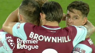 Chris Wood fires Burnley in front of Leicester City | Premier League | NBC Sports