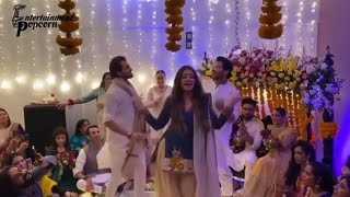 Zara noor abbass and asad siddiqui dance performance at iqra and yasir wedding