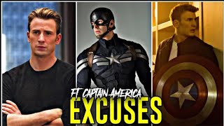 EXCUSES Ft.Captain America edit || Captain America Chris Evans Mix Status ||