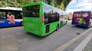 Het bus en trein vervoer in Heerlen 12-10-2022