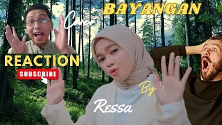 Ressa Reaction Bayangan Cover U'Camp  Suara khas Nike Ardilla- Salam Lehoy