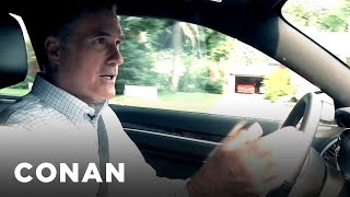 Mitt Romney's Detroit Driving Ad | CONAN on TBS