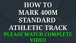 400M standard track