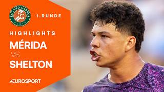 Daniel Mérida - Ben Shelton | Highlights (German) | French Open 2026 | Round 1 | Roland-Garros