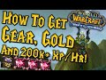 Farming Gold, Experience And Gear WHILE LEVELING From 61-70 In WOTLK Classic!