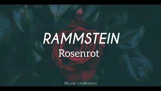 Rammstein - Rosenrot (lyrics/sub Español)