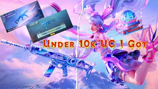 😮 wow under 10,000 UC Glacier  SnowStar Sweetheart Glacier ScarL , ump crate opening #bgmi ​⁠