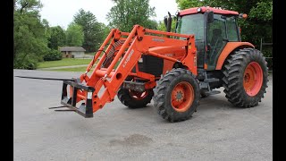 2005 Kubota M105S Online at Tays Realty \u0026 Auction, LLC