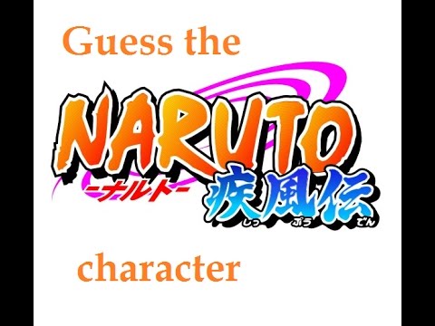 Guess The Naruto Character - YouTube