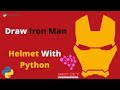 Ironman Using python |turtle| python #shorts #youtubeshorts
