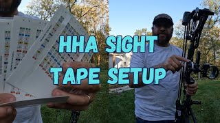 WARNING Don't Set Up Your HHA Sight Tape Without Watching This First #archery #bowhunting