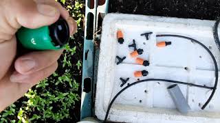 lắp hệ thống tưới nhỏ giọt ko dùng điện.How to install a drip irrigation system without electricity