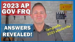 2023 AP Gov FRQ Answers!!!