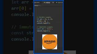 mutable and immutable data type javascript interview question #codinginterview #coding #javascipt