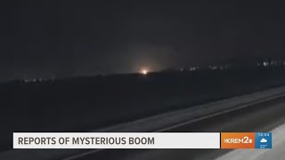 Unidentified boom heard and seen in Post Falls and Rathdrum