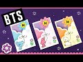 DIY BTS BT21 Birthday Card | Birthday Card For BTS JUNGKOOK♡RM♡JIN♡ | BTS Birthday Card | BTS DIY