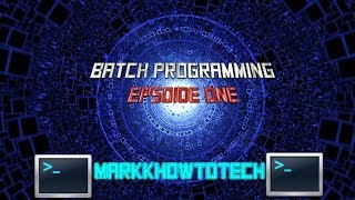 Batch programming 1