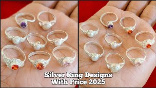 latest Silver Ring designs with price/Silver ring designs with price 2025