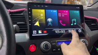 CIVIC8 JHY K77H K99H 6+128G 八核心 10.2吋安卓主機 Android10，CarPlay 藍芽5.0 正版導航 Google YouTube，台中勁聲汽車音響 影音科技