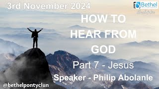 Bethel Pontyclun Online | 3rd November 2024 | Philip Abolanle