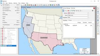 Maptitude 2021: Territory Mapping Software Wizard