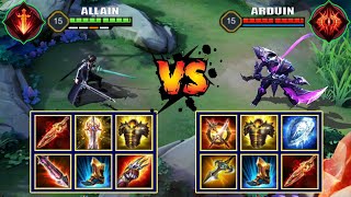 ALLAIN vs ARDUIN | FULL BUILD FIGHT | Liên Quân Mobile/AOV/ROV