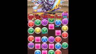 【パズドラ】第13回チャレンジダンジョンLv7ノーコン - アメノウズメ \u0026 ウルド PT