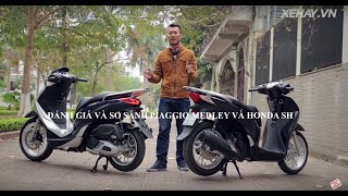 [XEHAY.VN] Đánh giá và so sánh Piaggio Medley và Honda SH