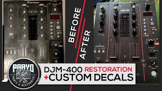 DJM 400 & CDJ 400 DECALS