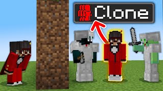 Minecraft Manhunt, But I Can CLONE Myself...