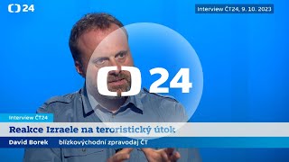 Jak silná je izraelská armáda a co víme o hnutí Hamás? Rozhovor se zpravodajem ČT Davidem Borkem