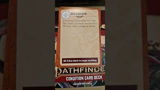 🐲 Dazzled Condition Card Pathfinder 2nd edition \u0026 Pathfinder 2nd edition Remaster Paizo #Shorts #RPG