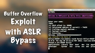 How to Bypass ASLR using an Information Leak (for Stack Overflow Exploit)
