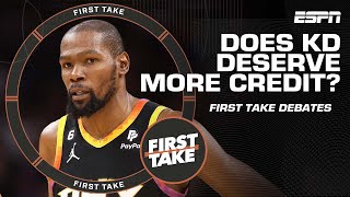 Is KD not getting the credit he deserves as a leader? Stephen A. & JJ Redick debate | First Take