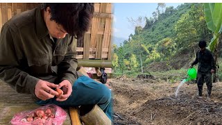 P2. The orphan boy's new life - growing corn - growing onions - renovating the kitchen