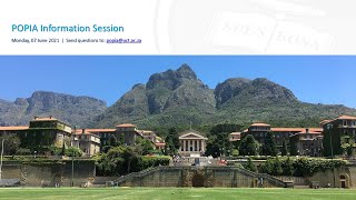 UCT hosts staff information session on the implementation of POPIA