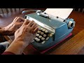 1970 Smith-Corona Super Sterling typewriter demo