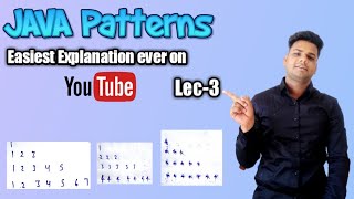 Number Pattern programs in java | Odd series number pattern programs in java