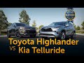 2021 Toyota Highlander vs 2021 Kia Telluride | Comparison