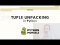 Tuple unpacking in Python