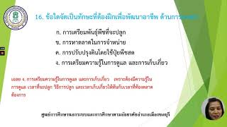 EP: 2 วิชาทักษะการพัฒนาอาชีพ อช 21002 ระดับมัธยมศึกษาตอนต้น