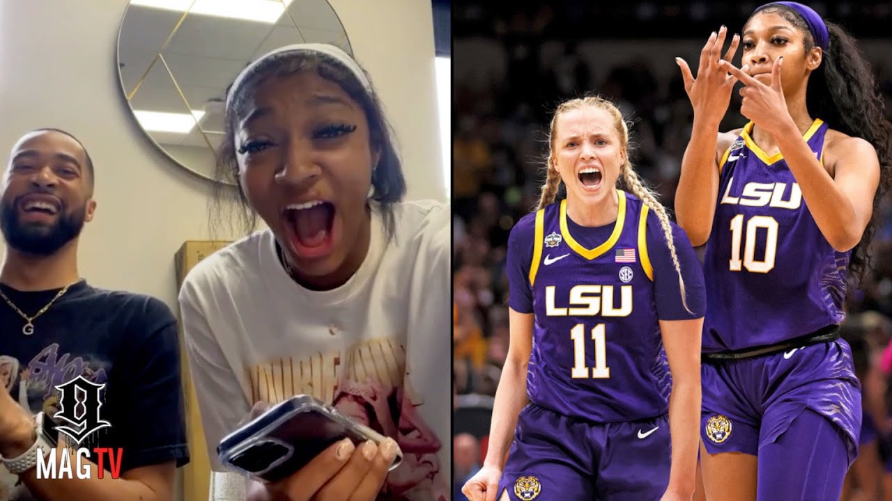 "It's Up" Angel Reese Reacts To Hailey Van Lith Transferring To LSU! 😱 ...